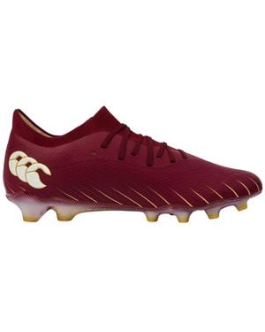 Canterbury Adult Speed Falcon Elite Firm Ground Rugby Boots Dahlia) - Red