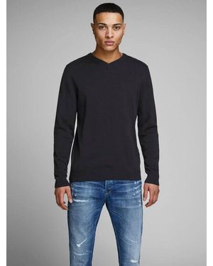 Jack & Jones Basic Gebreide V-hals - Blauw