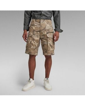 G-Star RAW G-Star Raw Rovic Zip Relaxed Shorts - Brown