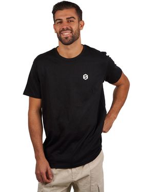 Superb Oversize Sprbco-001 Short Sleeve Round Collar T-Shirt - Black