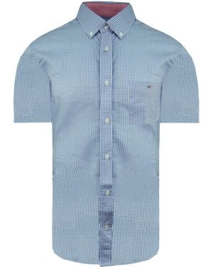 Eden Park Paris Regular Oxford Shirt - Blue