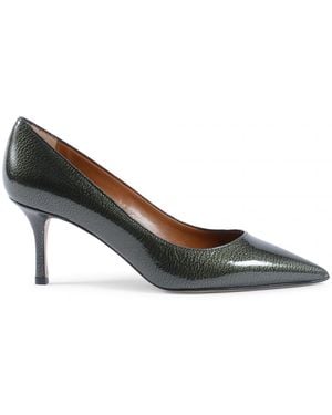 Versace 19.69 Abbigliamento Sportivo 19V69 Pump Ines65 Dark Patent Leather - White
