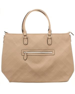 Wynsors Underseat Travel Bag Wander Crossbody Strap Zip Fastening Champagne - Natural
