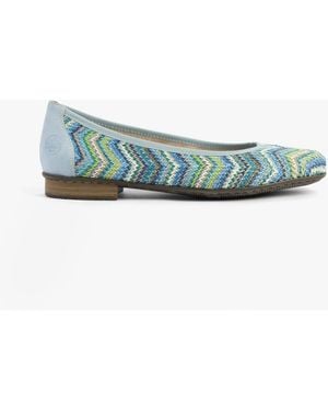 Rieker 51983 Ballerina Shoes/Multi - Blue