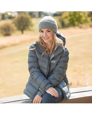 North Ridge Tech Down Ii Insulated Puffer Jacket With Removable Adjustable Hood - Blue