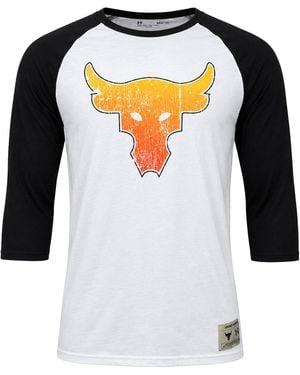 Under Armour X Project Rock Iron Top Cotton - Blue