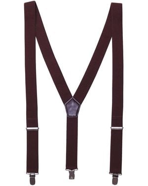 PREMIER Clip-On Trouser Braces - Brown