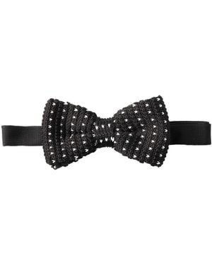 SVNX Crochet Bow Tie - Black