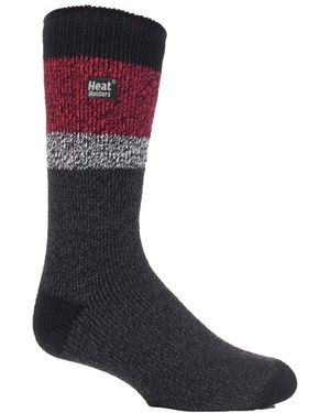 Heat Holders Twist Patterned Thermal Socks - Blue