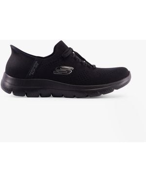 Skechers 150263/Bbk Summits-New Daily Trainers Textile - Black
