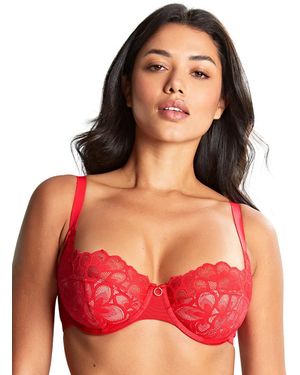 Panache Allure Balcony Bra - Red