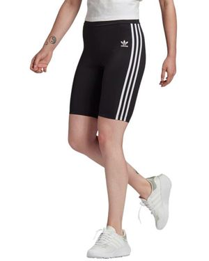 adidas High Waisted Short Tights - White