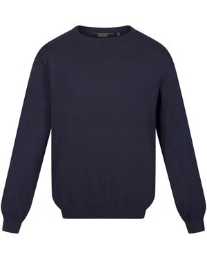 Regatta Kaelen Jersey Knitted Jumper Cotton - Blue