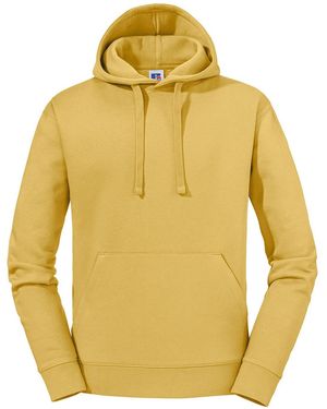 Russell Authentic Plain Hoodie (Mustard) - Yellow