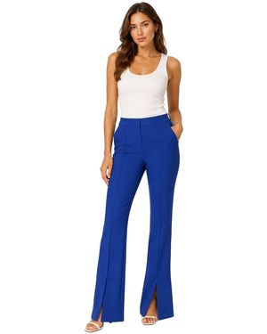 Off-White c/o Virgil Abloh Off Slanke Broek Met Hoge Taille Voor - Blauw