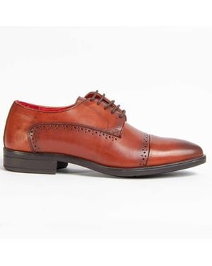 Purapiel Oxford-Sko Imperi8 Brun - Red