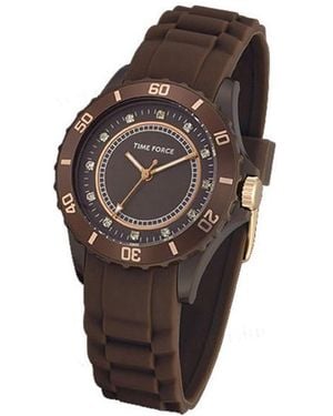 Time Force Tf4024L15 Ladies Watch - Brown