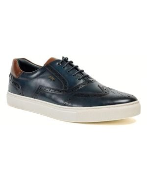 Pod Dobbs Leather Brogues Shoes - Blue