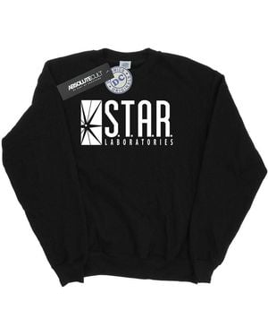 Dc Comics The Flash Star Labs Sweatshirt - Black
