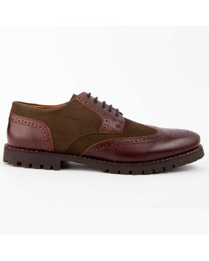 Purapiel Oxford Shoe Herac Leather - Brown