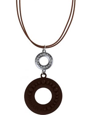 Panarea Cp3M Ladies Necklace Sterling - Brown