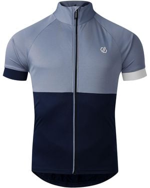 Dare 2b Protraction Iii Cycling Jersey (Mercury/ - Blue