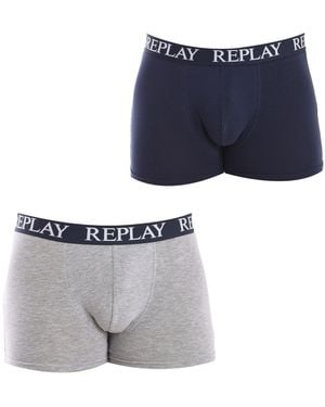 Replay Pack-2 Boxers I101005 - Blue