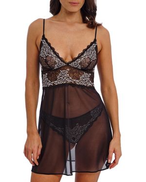 Wacoal Lace Perfection Chemise - Black