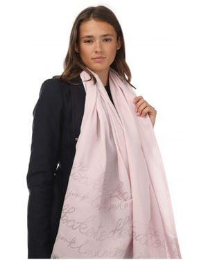 Ted Baker Accessories Teddiee Monogram Scarf - Pink