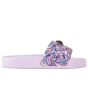 Kurt Geiger Meena Eagle Sandals - Purple