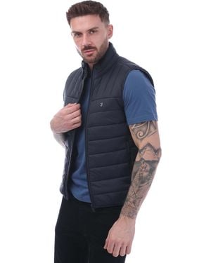 Farah Arsenal Wadded Gilet - Blue