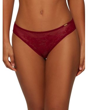 Gossard Glossies Lace Brief - Red