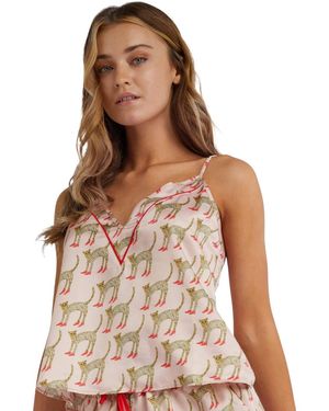 Playful Promises Ppaip005 Bouffant Cami Top - Pink