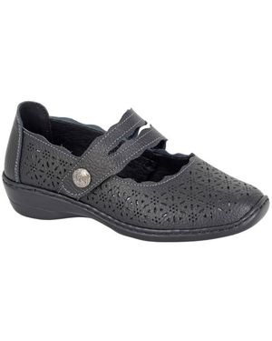 Boulevard Kelly Touch Fastening Shoes - Black