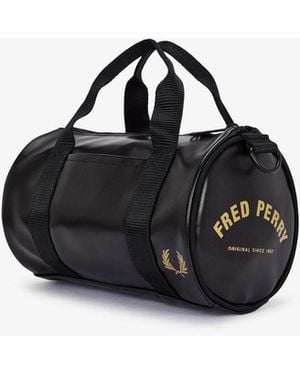 Fred Perry 774 Mini Barrel Bag - Black
