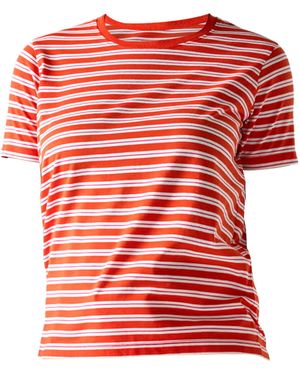 Regatta Ladies Bayletta Striped T-Shirt (Tangerine Tango) - Red
