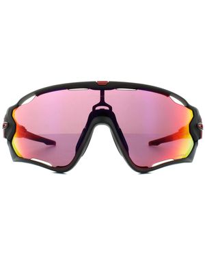 Oakley Zonnebril Jawbreaker Oo9290-20 Matt Black Prizm Road - Roze