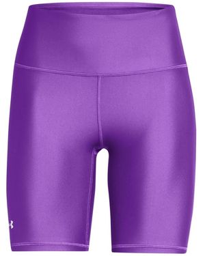 Under Armour Compression Fit Biking Shorts - Purple