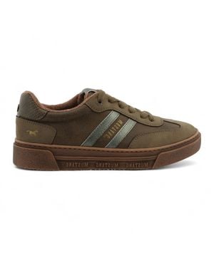 Mustang Street Platform Trainers Shoes - Brown