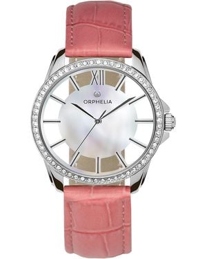 Orphelia Epoch Watch Or11806 Leather - Red