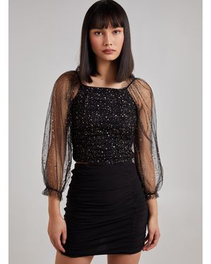 Pink Vanilla Glitzy - Black