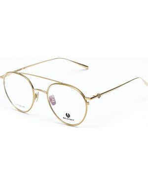 Belstaff Jagged-Dorado-Titanium Jagged 53 Dorado Titanium Opticals With Clip On Sunglasses - Metallic