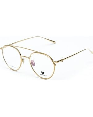 Belstaff Jagged-Dorado-Titanium Jagged 53 Dorado Titanium Opticals With Clip On Sunglasses - Metallic