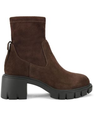 KG by Kurt Geiger Suede True Sock Boots - Brown