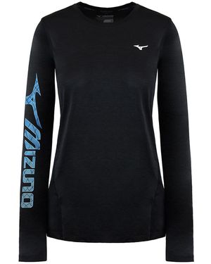 Mizuno Impulse Core Graphic Top - Black