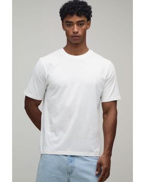 BoohooMAN 2 Pack Essential Regular Fit T-Shirt - White