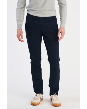 French Connection Cotton Relaxed Fit Chino Trousers - Blue