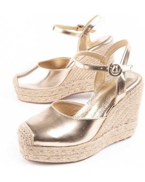 Montevita Balenci Wedge Espadrille - Metallic