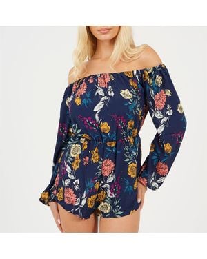 Brave Soul Playsuit - Blue