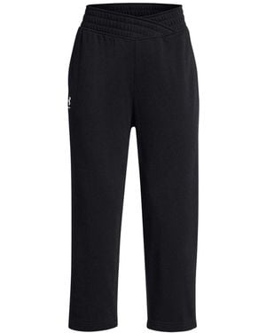 Under Armour Rival-Trainingsbroek Van Badstof Voor - Blauw